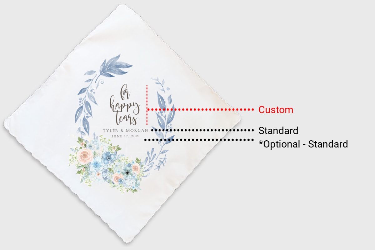fresh beginnings handkerchief personalization