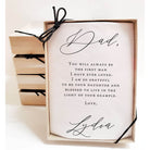 classic father of bride handkerchief in gift box