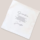 classic grandmother handkerchief on beige background