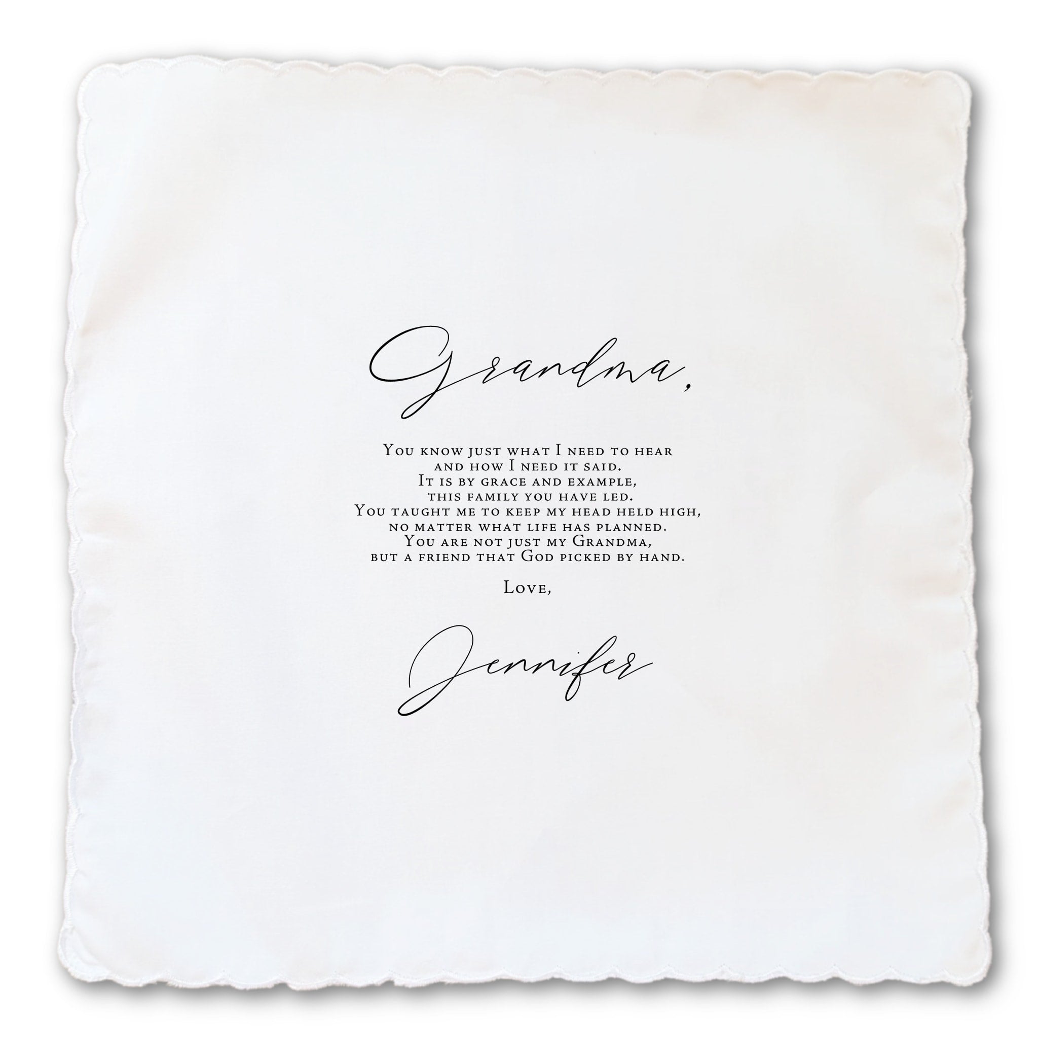 classic grandmother handkerchief