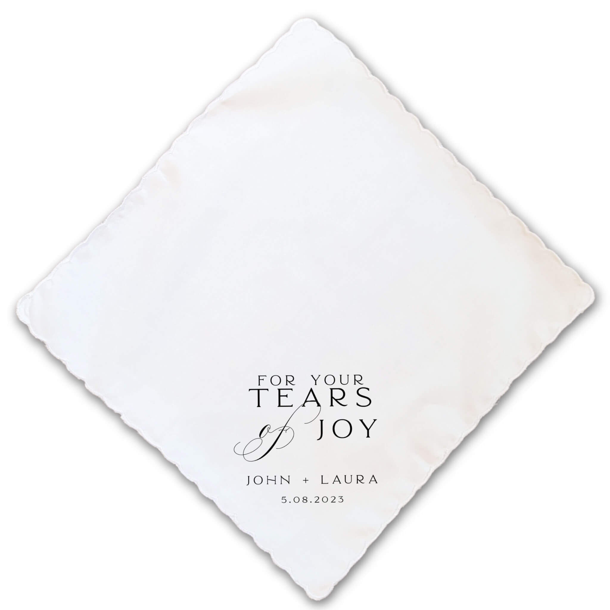 classic tears of joy handkerchief