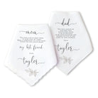 gentle parents of the bride handkerchief