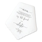 gentle mother of the bride handkerchief
