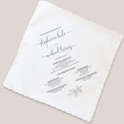 gentle program handkerchief on beige background