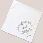 sketch mother in law handkerchief on beige background