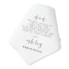 tea rose father of the bride handkerchief