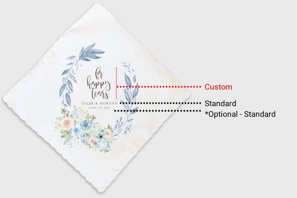 fresh beginnings handkerchief personalization 