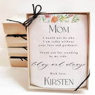 wildflower mom handkerchief in gift box
