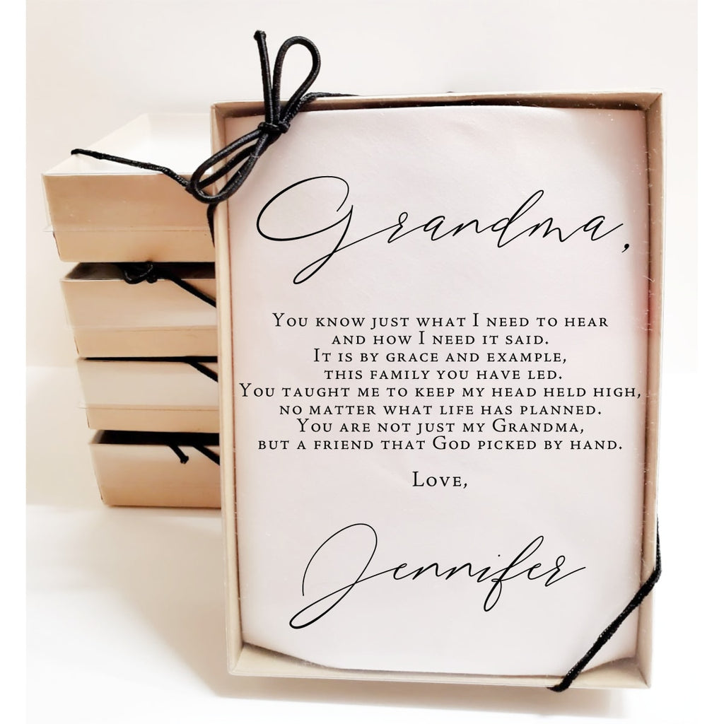 classic grandmother handkerchief in gift box